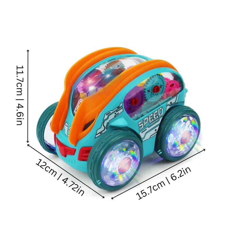 Toy Car 360 Degree Rotation LED Lights & Music