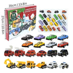 Toy Car Advent Calendar 24 Mini Vehicles