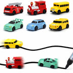 Toy Car Line-Following Includes Drawing Pen