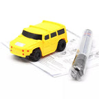 Toy Car Line-Following Includes Drawing Pen