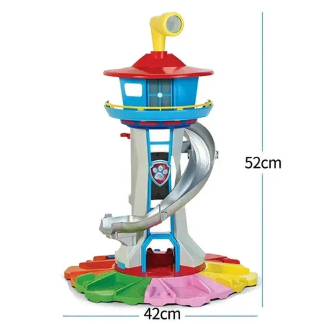 Toy Car Set Slide & Lookout Tower Vehicles & Figures