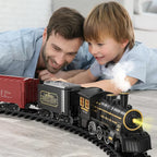 Toy Train Set Battery-Powered & Realistic Sounds