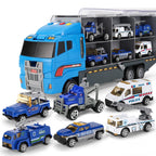 Toy Truck Set 6-Piece Battery-Powered Sounds & Moving Parts