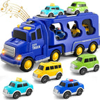 Toy Truck Set LED Lights & Sounds Durable Non-Toxic