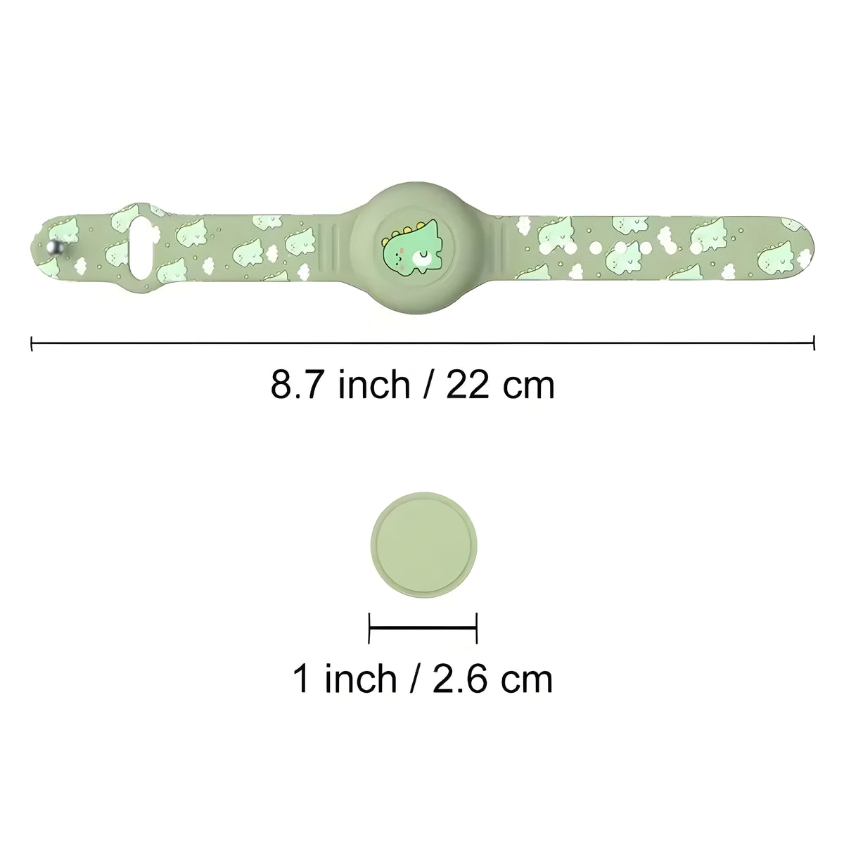 Tracker Holder For Kids Secure Snap-In Silicone Strap