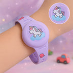 Tracker Holder For Kids Secure Snap-In Silicone Strap