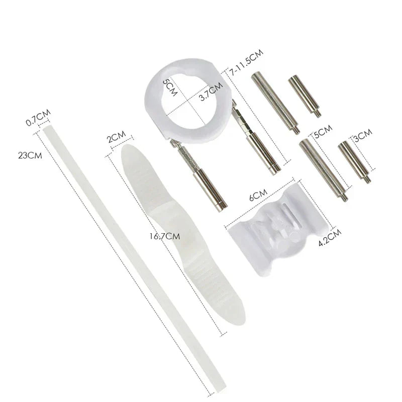 Traction Device Adjustable Tension Stainless Steel & Silicone