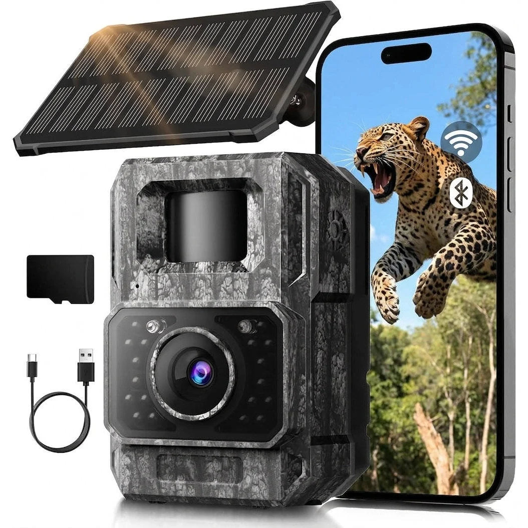 Trail Camera 4K Ultra HD Solar & WiFi
