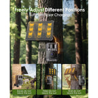 Trail Camera 4K Ultra HD Solar & WiFi
