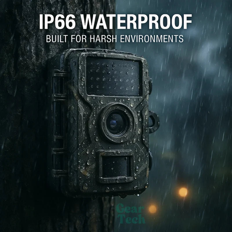 Trail Camera Motion-Activated 16MP Invisible Night Vision