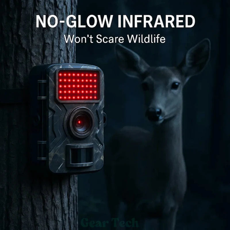 Trail Camera Motion-Activated 16MP Invisible Night Vision