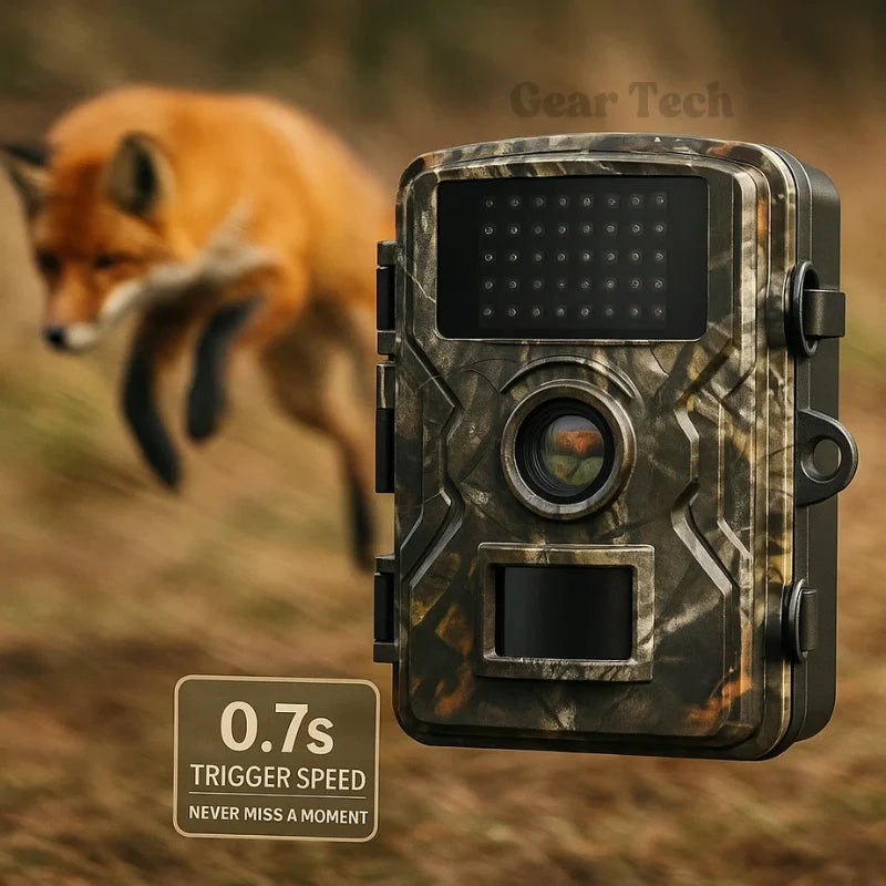 Trail Camera Motion-Activated 16MP Invisible Night Vision
