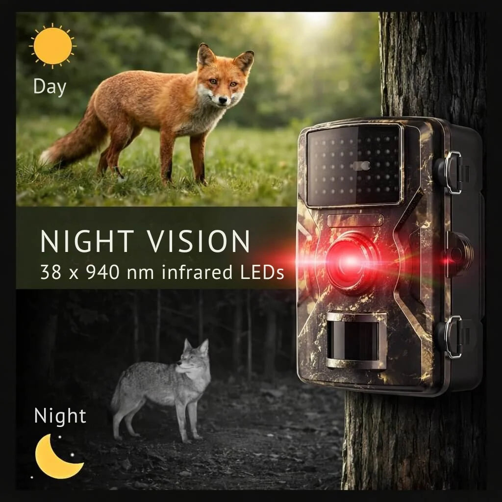 Trail Camera Motion Sensor Night Vision Weatherproof