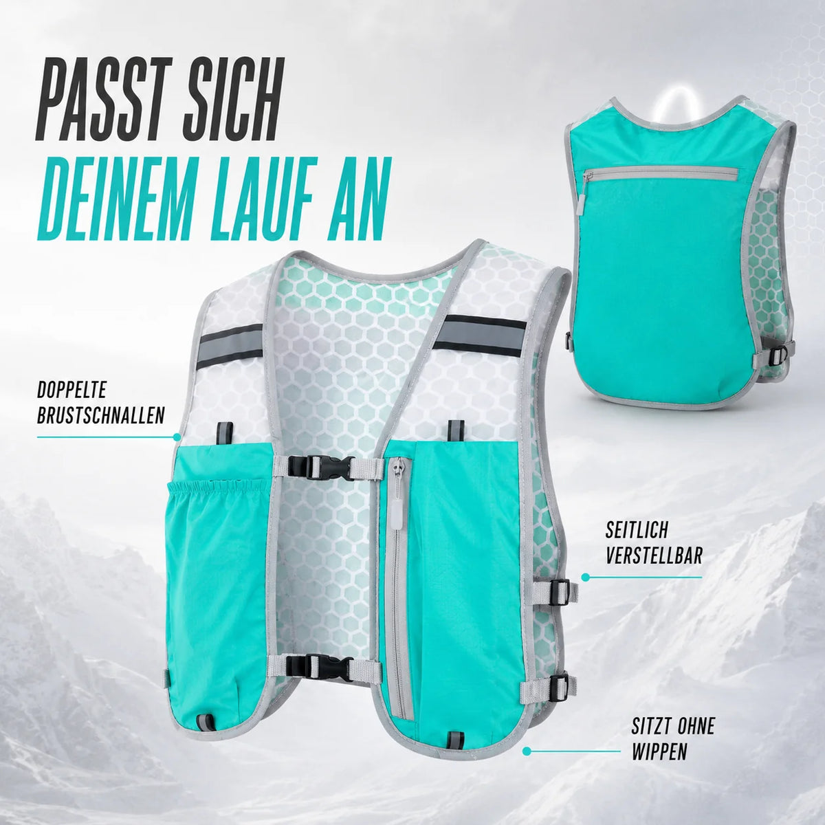 Trail Running Vest Ultralight 5 L Hydration-Compatible