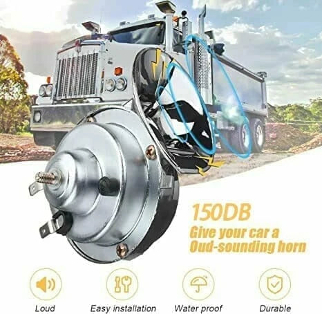 Train Horn 300dB Deep Tone Built-In Compressor