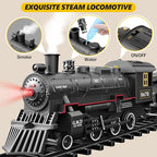 Train Set Battery-Powered Steam, Lights & Sounds