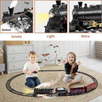 Train Set Battery-Powered Steam, Lights & Sounds