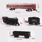 Train Set Battery-Powered Steam, Lights & Sounds