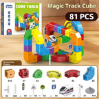 Train Set Modular Track Rechargeable Train