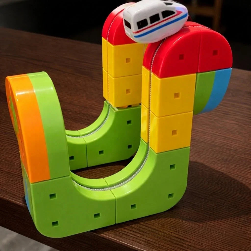 Train Set Motorized 3D Modular Vertical Loops
