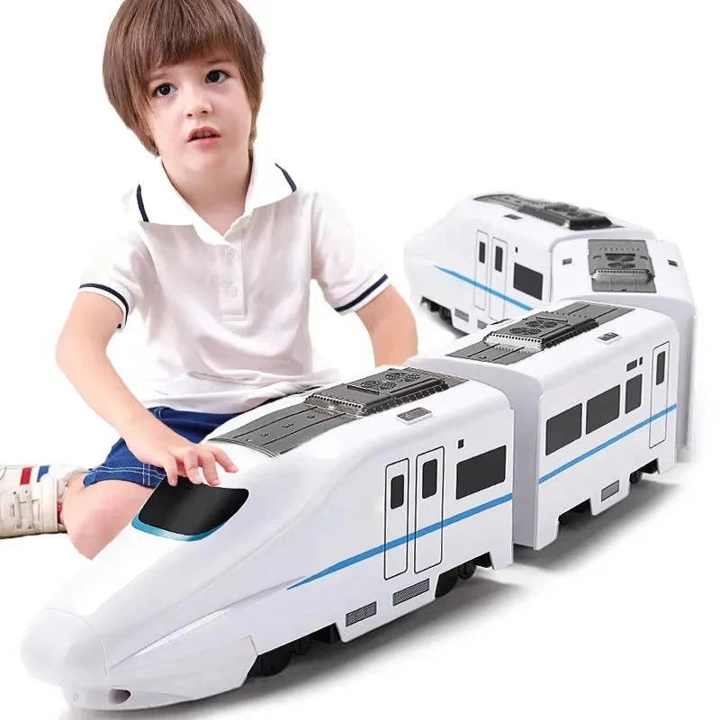 Train Toy 4 Detachable Cars LED Lights & Sounds
