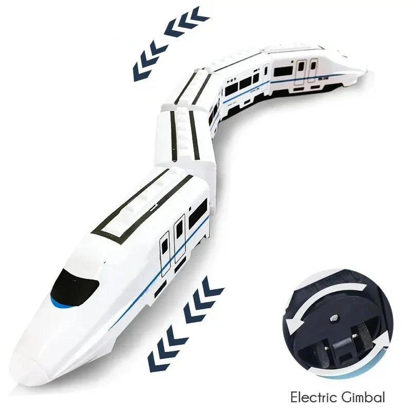 Train Toy 4 Detachable Cars LED Lights & Sounds