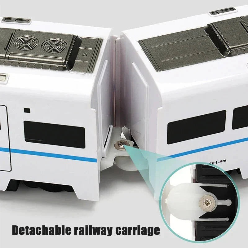 Train Toy 4 Detachable Cars LED Lights & Sounds