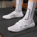 Training Shoes Flat Sole Slip-Resistant Rubber Outsole & Breathable Upper