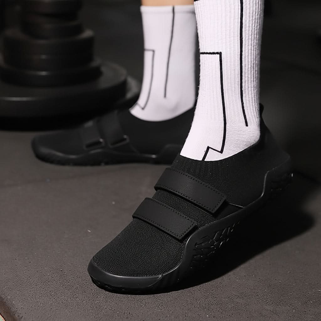 Training Shoes Flat Sole Slip-Resistant Rubber Outsole & Breathable Upper