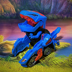 Transforming Dinosaur Car LED Lights & Remote Control