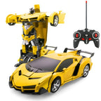 Transforming Toy 2-In-1 Car & Robot Remote Control