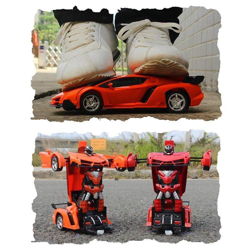Transforming Toy 2-In-1 Car & Robot Remote Control