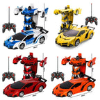 Transforming Toy 2-In-1 Car & Robot Remote Control