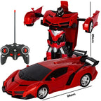 Transforming Toy 2-In-1 Car & Robot Remote Control