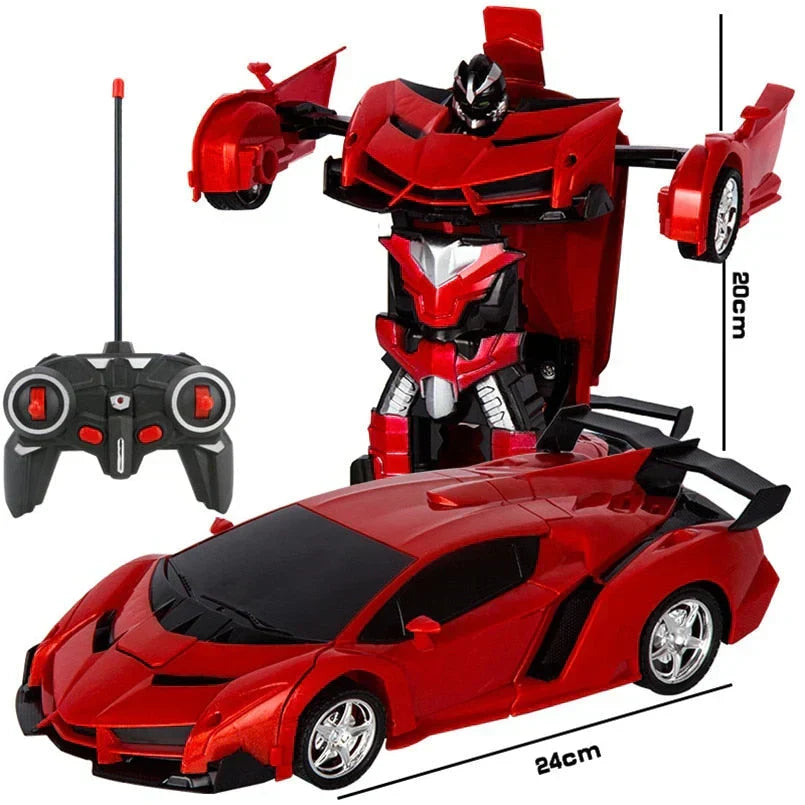 Transforming Toy 2-In-1 Car & Robot Remote Control