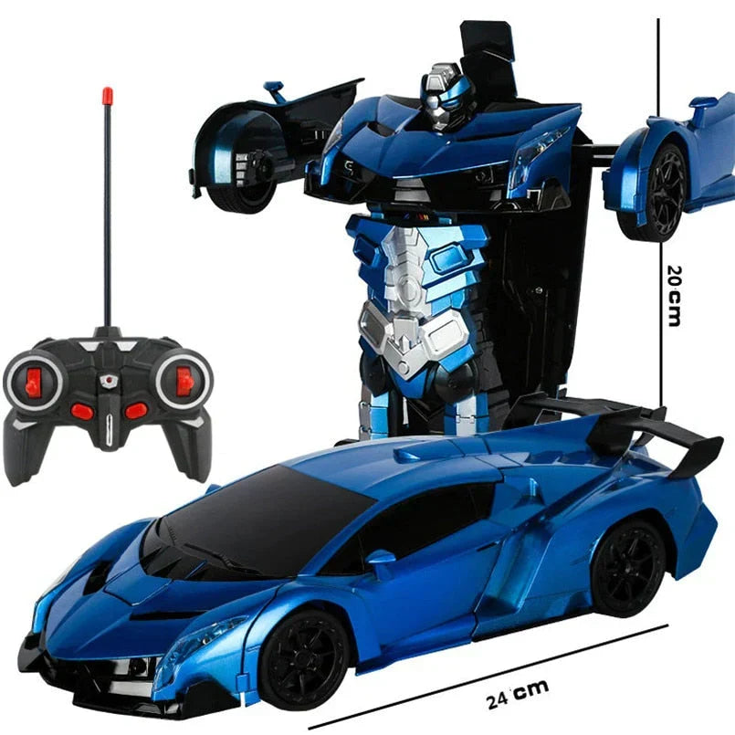 Transforming Toy 2-In-1 Car & Robot Remote Control