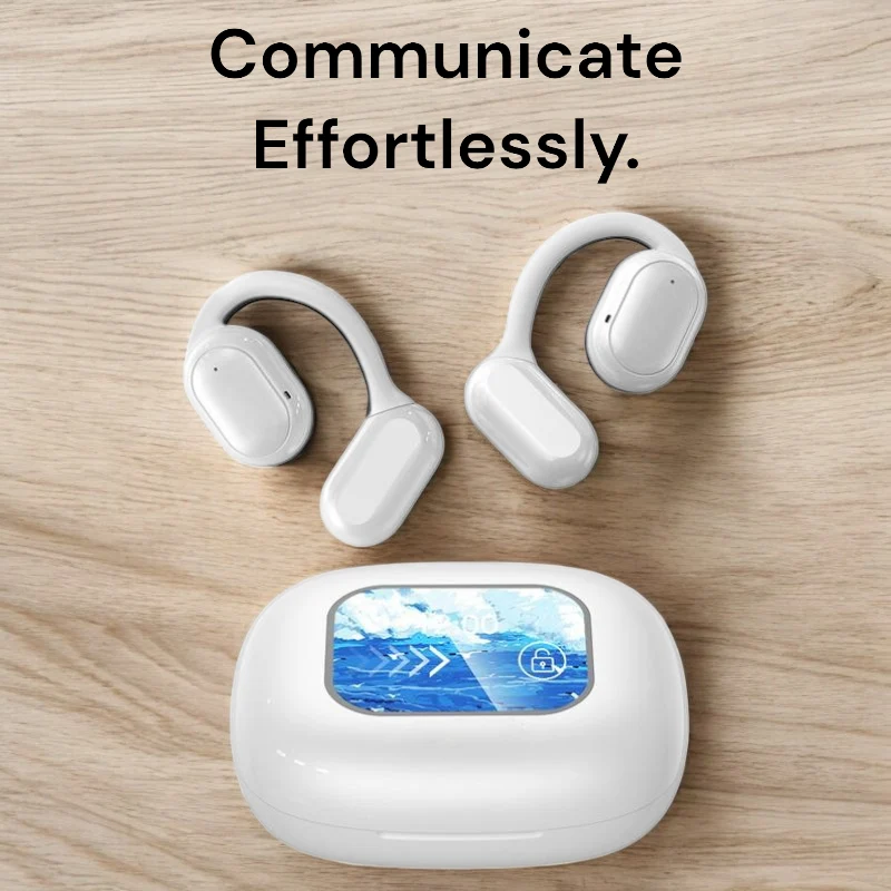 Translation Earbuds Real-Time AI Noise Cancellation 20-Hour Battery