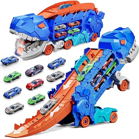 Transporter Car Set Die-Cast Metal Folding Set of 2