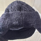 Trapper Hat Fleece-Lined Ear Flaps & Visor
