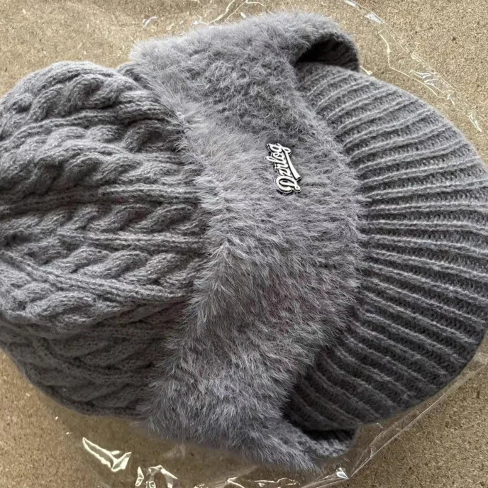 Trapper Hat Fleece-Lined Ear Flaps & Visor
