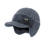 Trapper Hat Fleece-Lined Ear Flaps & Visor