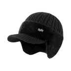 Trapper Hat Fleece-Lined Ear Flaps & Visor