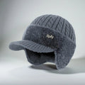 Trapper Hat Fleece-Lined Ear Flaps & Visor