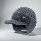 Trapper Hat Fleece-Lined Ear Flaps & Visor