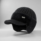 Trapper Hat Fleece-Lined Ear Flaps & Visor