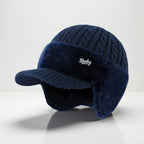 Trapper Hat Fleece-Lined Ear Flaps & Visor