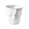Trash Bin Compact Wavy Design Durable Plastic