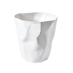 Trash Bin Compact Wavy Design Durable Plastic