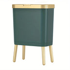 Trash Can Slim 15L Sealed Lid & Elevated Legs