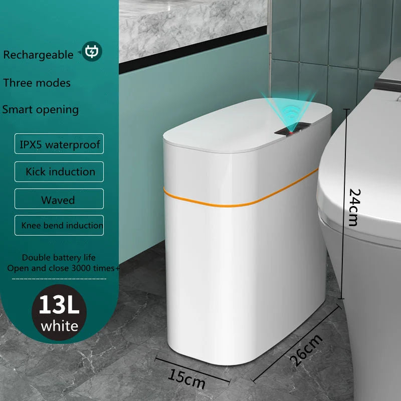 Trash Can Touchless UV Sterilization Insect-Proof Lid